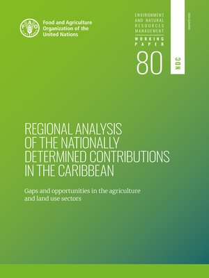 cover image of Regional Analysis of the Nationally Determined Contributions in the Caribbean